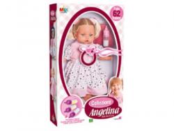 BRINQ BONECA AGELINA 62 FRASES 60CM 211