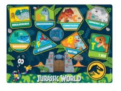 BRINQ JG EDUC JURASSIC ENCAIXE AS FORMAS 8PCS 17.5X23.5CM